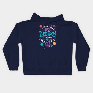 A thousand planets Kids Hoodie